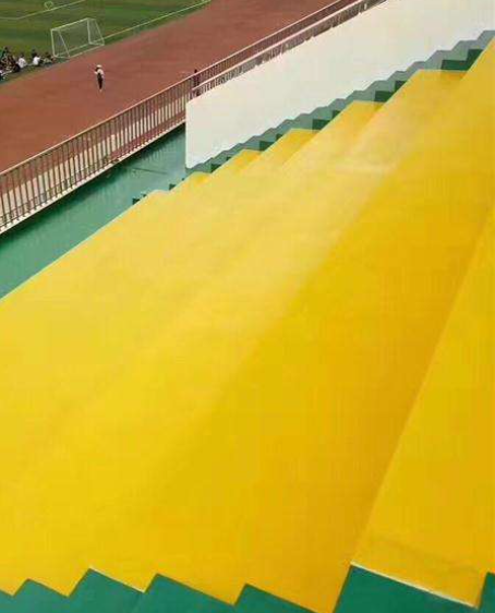 弋阳球场台阶翻新修补改造